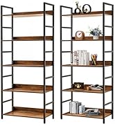 Amazon｜LeYoi オープンシェルフ ラック 棚 本棚 おしゃれ 収納ラック